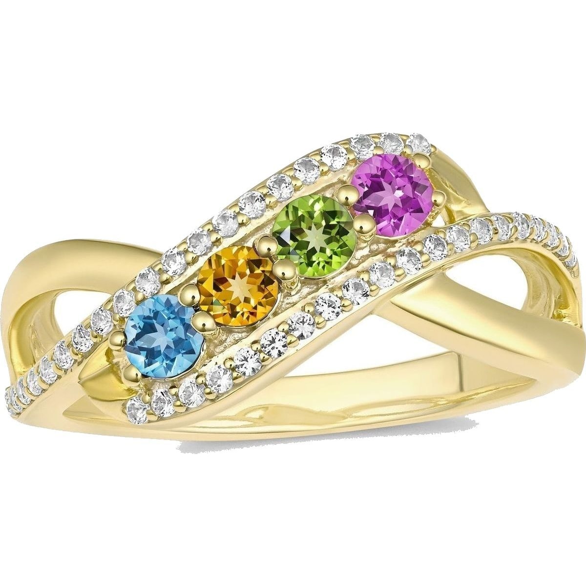 Birthstone Family & Mother's Ring (2-4 Stones)